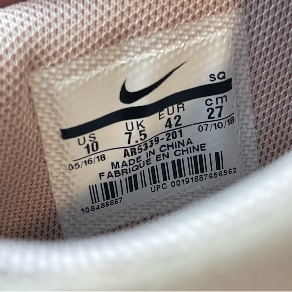 •Nike Air Force 1 Sage Low AR5339-201 'Particle Beige' Women's Shoes Size 10 - Picture 15 of 15